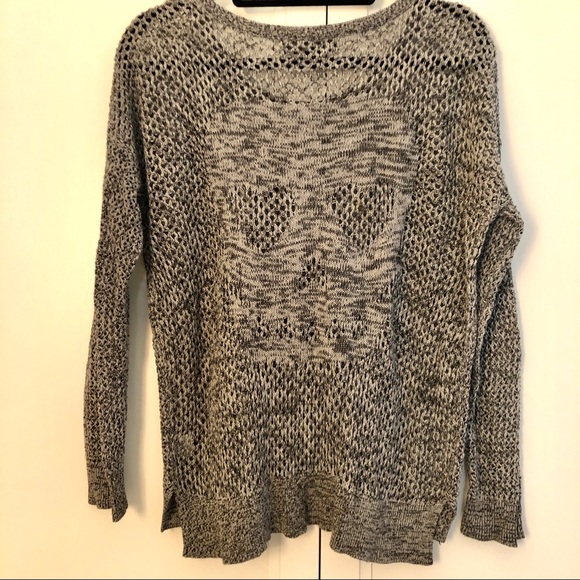 Vintage Havana Open Knit Scull Back Sweater, S - Picture 8 of 11